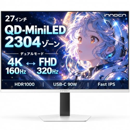Amazon.co.jp: INNOCN QD-MiniLED 4k モニター 27インチ ゲーミング